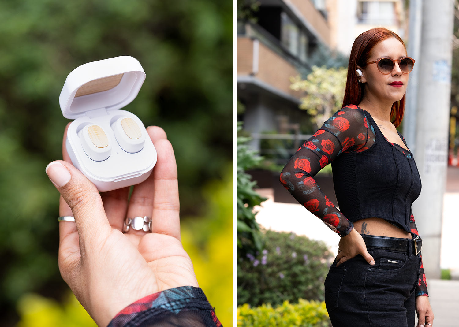 Audífonos Inalámbricos Bambú Ergonómicos