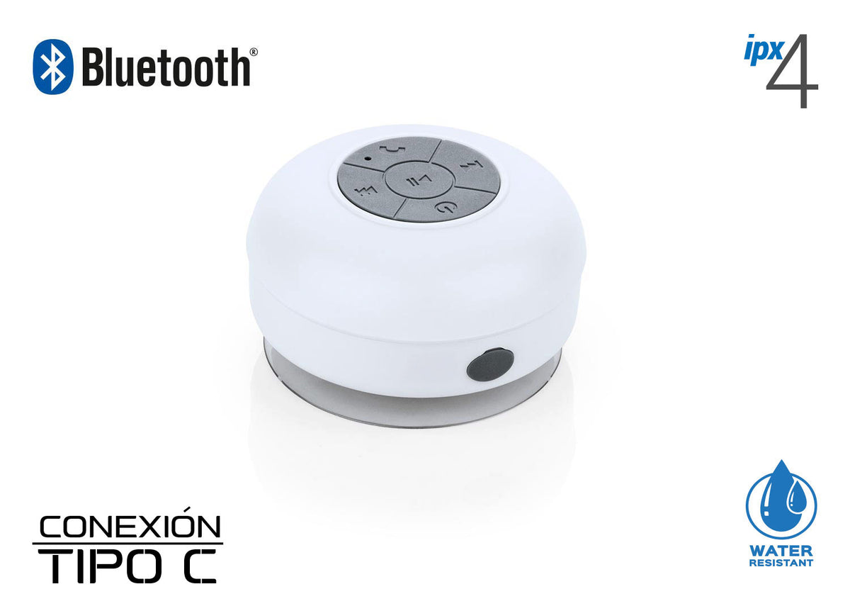 Parlante Bluetooth IPX4 Silicona
