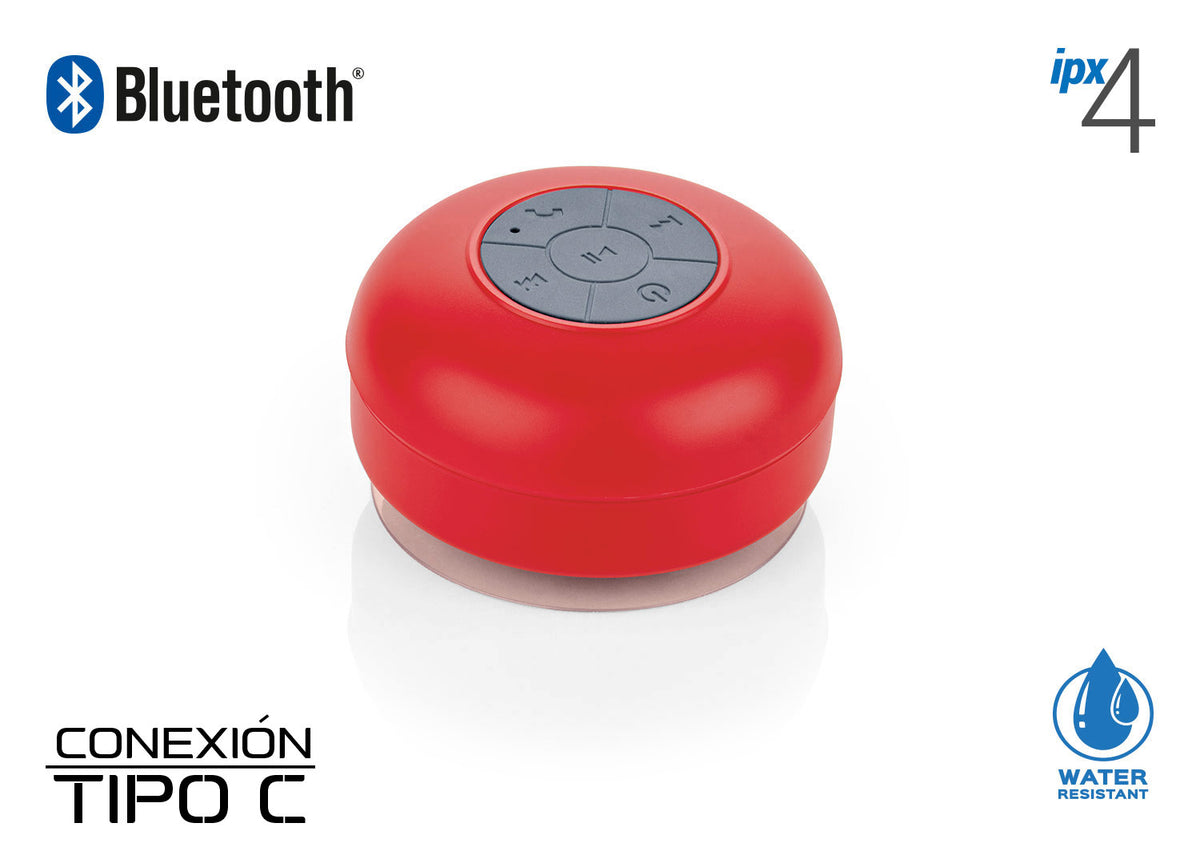 Parlante Bluetooth IPX4 Silicona