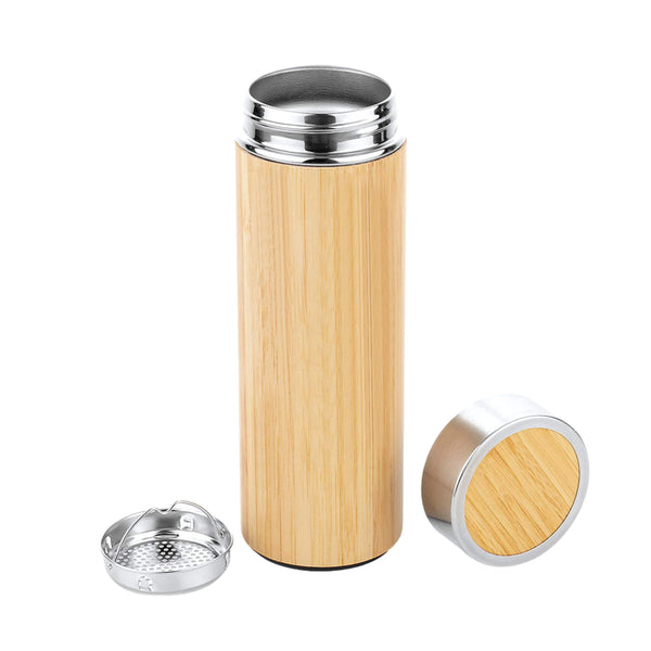 Bamboo Infusión 550 | Termo Inox con Filtro