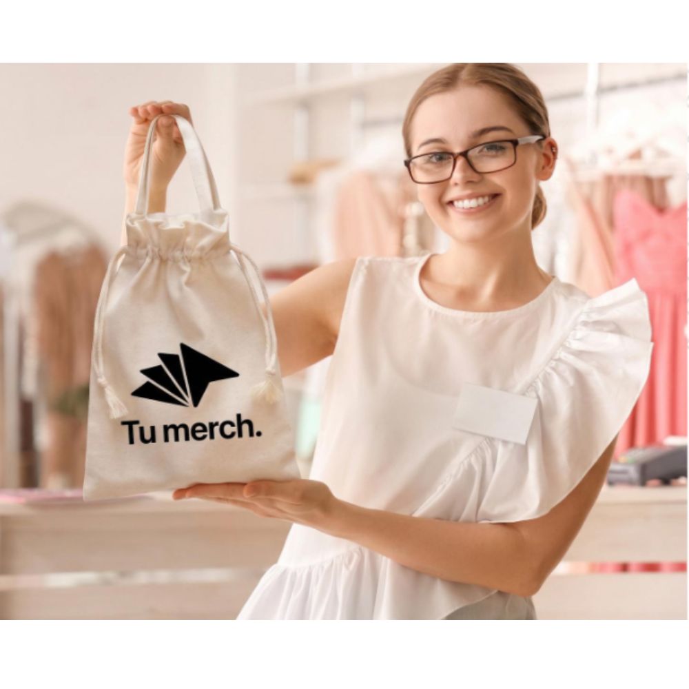 Tote Bag Ecológico Cierre de Cordón