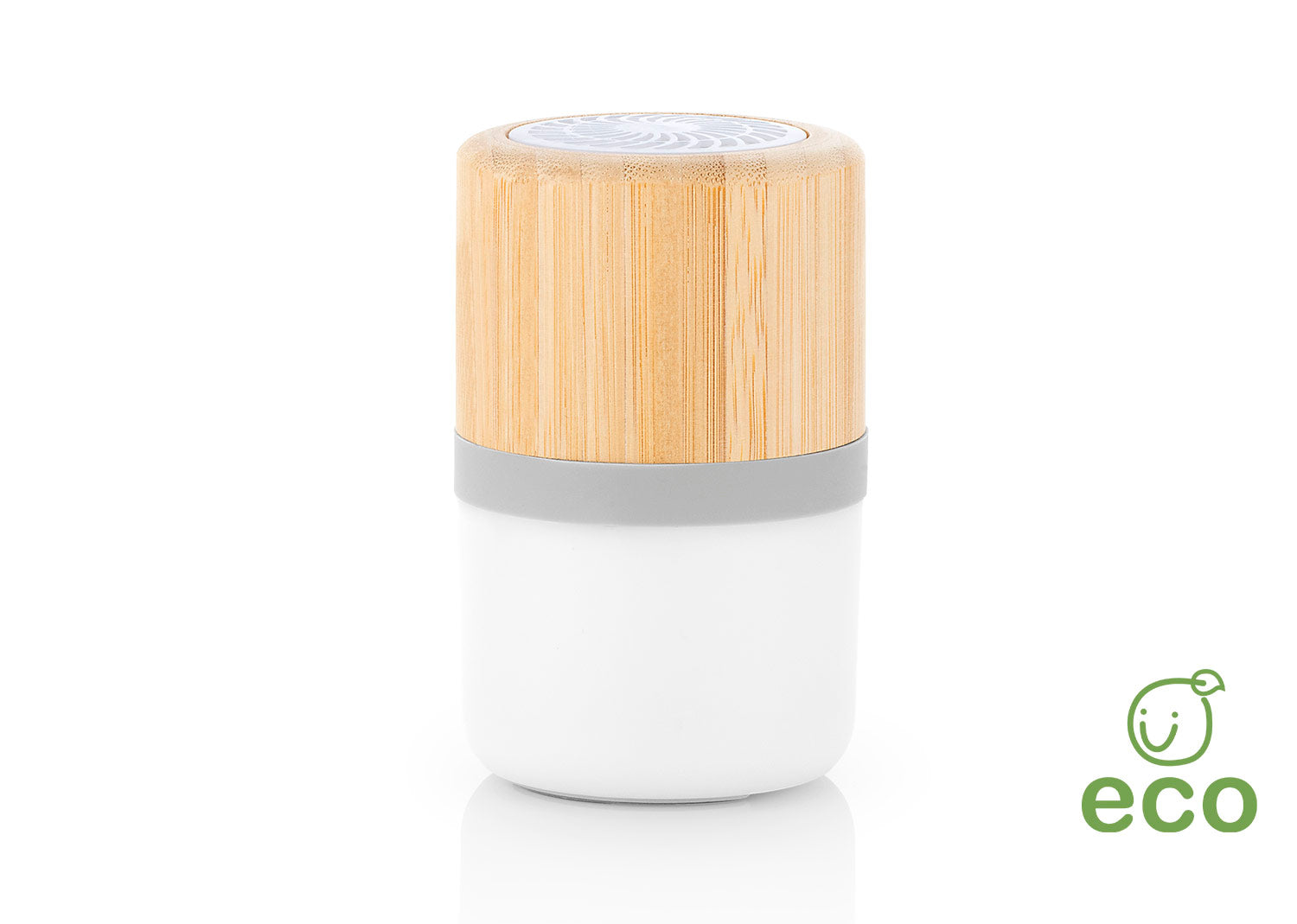 Parlante Bambú Bluetooth LED