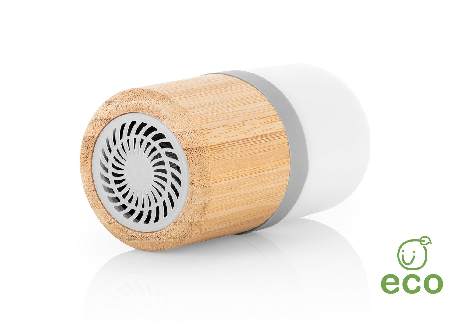 Parlante Bambú Bluetooth LED