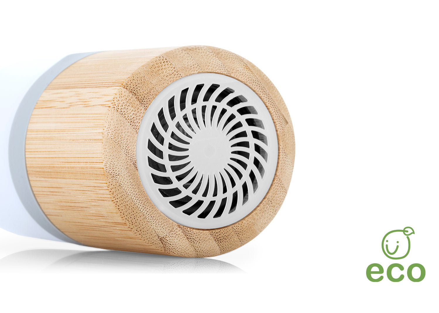 Parlante Bambú Bluetooth LED