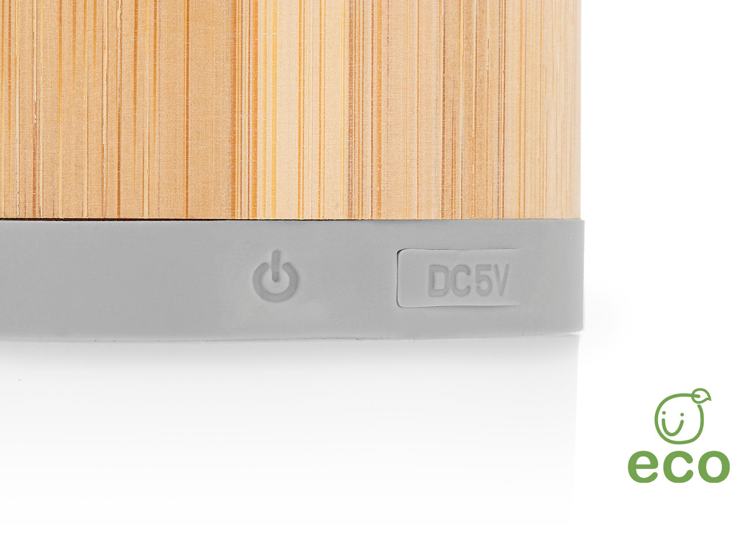 Parlante Bambú Bluetooth LED