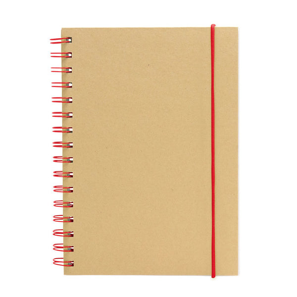 KraftLoop A5 — Libreta Espiral con Banda Elástica