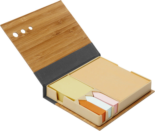 BambuDesk Set — Estuche de Notas de Bambú