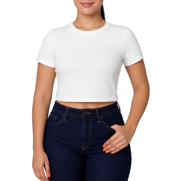 Camiseta Crop Top Tela Fría