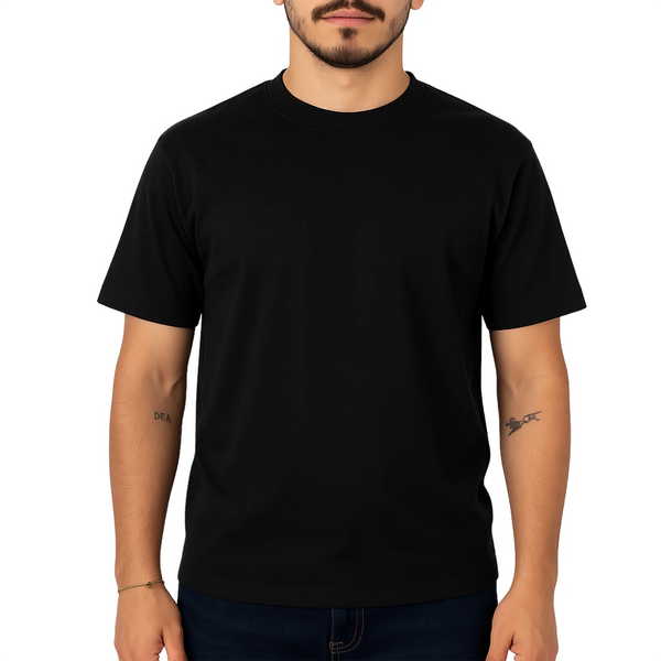 Camiseta Premium Cuello Alto 240g