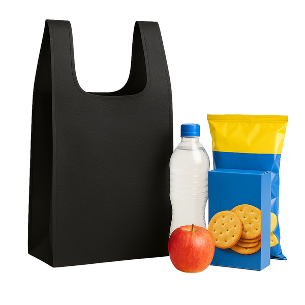 Bolsa Tipo Camiseta Grande 27x34 cm