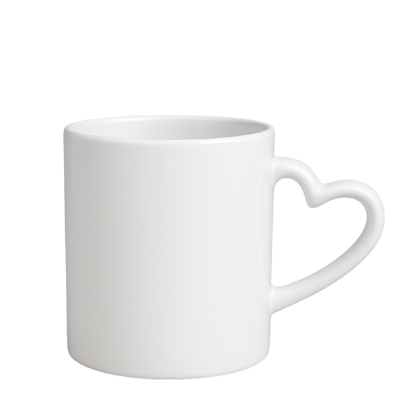 Mug Blanco 11 oz con Oreja Corazón