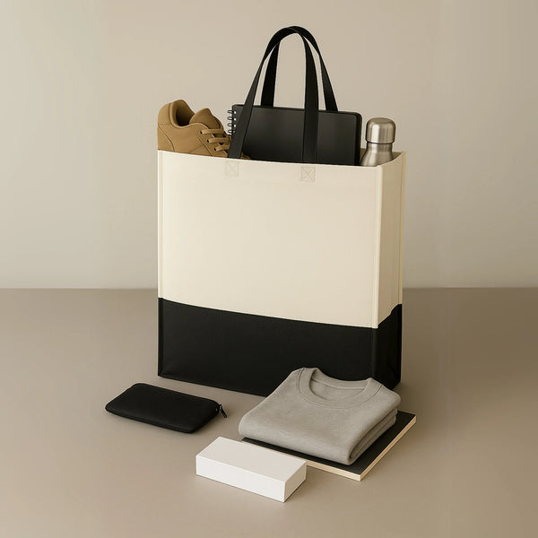 Bolsa Ejecutiva Bicolor 32x45 cm