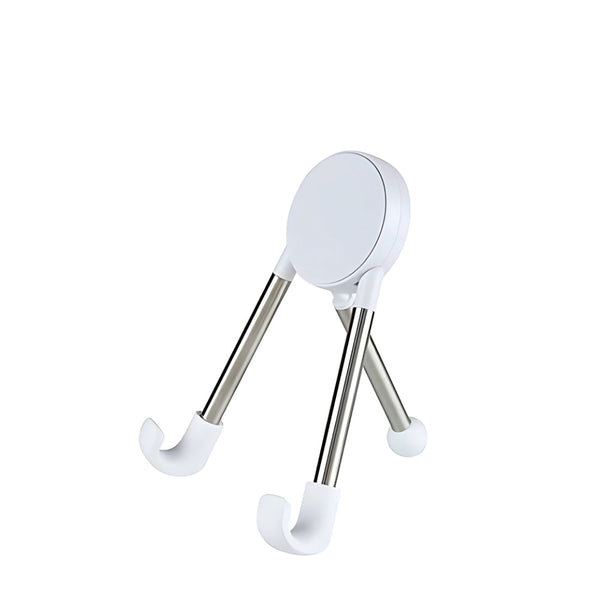 Base Ajustable con Limpiapantallas Metálica