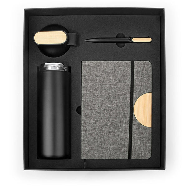 Ejecutivo Deluxe Bambú Acero